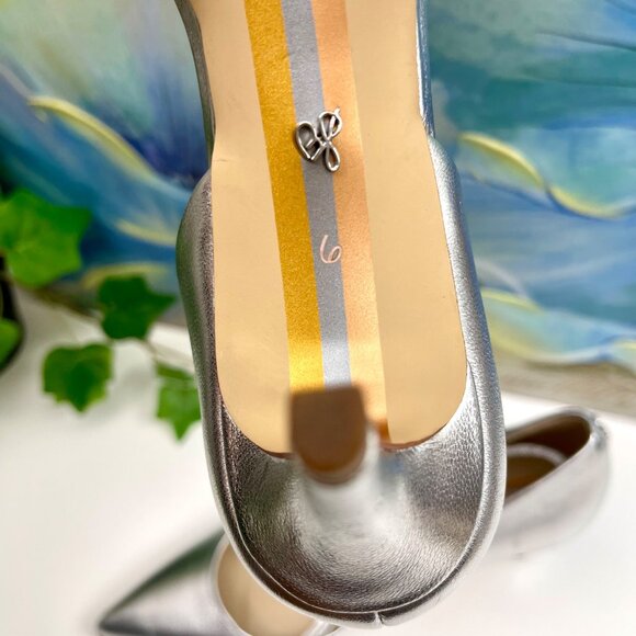 Sam Edelman Jaina d'Orsay Pump in Silver Size 6 - Picture 7 of 9
